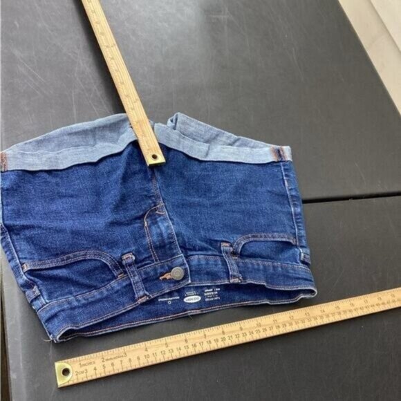 Grandpa mob wife clean girl office fairy core Old Navy SZ 0 Jean Shorts - Picture 3 of 4